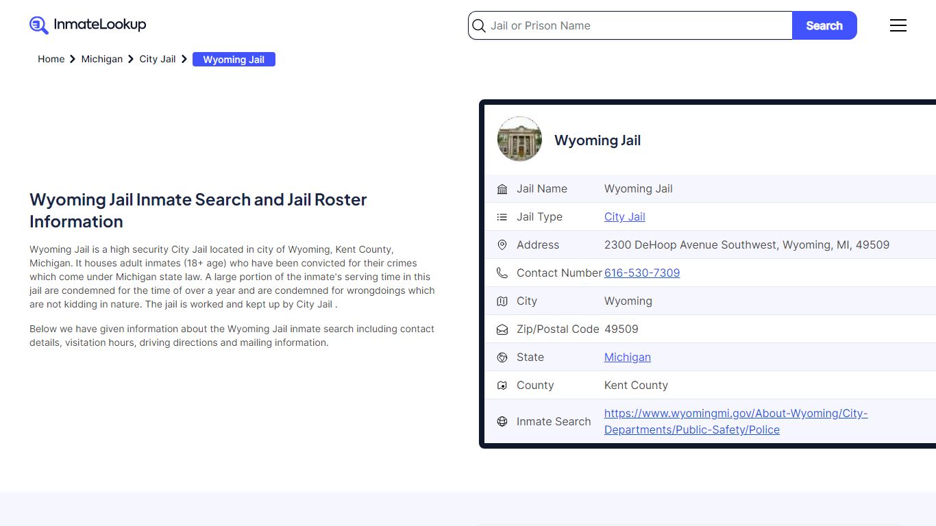 Wyoming Jail Inmate Search, Jail Roster, Bookings, Arrests - Inmate Lookup
